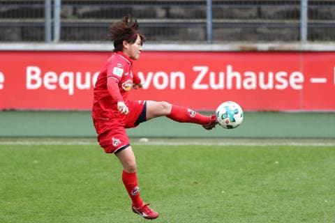 1.FC Köln vs. SV 67 Weinberg Fussball 2. Bundesliga Frauen Franz-Kremer-Stadion Yuka Hirano (1.FC Köln) 17.03.2019