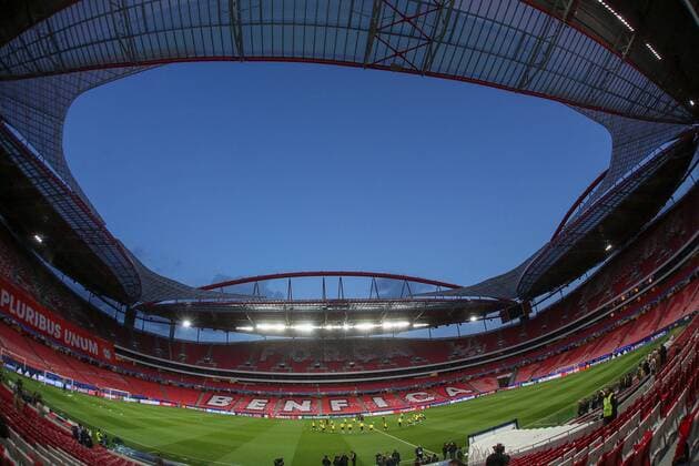 2017.02.13 UEFA Champions League S.L.Benfica vs Borussia Dortmund Training und Pressekonferenz , despor,emspor, deloka, emonline, v.l., Übersicht Stadion da Luz Copyright: JoaquimxFerreira