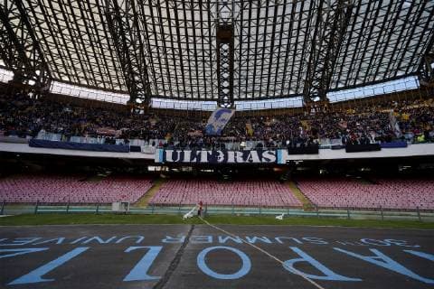 Italy: SSC Napoli vs Udinese Naples - Italy 17 03 2019 general view of Stadio San Paolo during Italian serie a match between S.S.C. NAPOLI and Udinese at Stadio San Paolo of Naples. Final Score S.S.C. NAPOLI - Udinese 4-2 Napoli Napoli Italy Napoli  EmanuelexSessa PacificxPress
