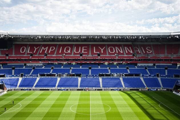 ILLUSTRATION - TRIBUNES FOOTBALL : Lyon vs Montpellier - Ligue 1 Conforama - 17 03 2019 FEP Panoramic 