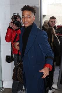 Thilo Kehrer (Deutschland) - Ankunft im Ritz Carlton Hotel in Wolfsburg zum Freundschaftsspiel Deutschland vs. Serbien in der Volkswagen Arena in Wolfsburg - Deutschland, Fussball, Mann, Maenner,18.03.2019 *** Thilo Kehrer Germany Arrival at the Ritz Carlton Hotel in Wolfsburg for a friendly match Germany vs. Serbia at the Volkswagen Arena in Wolfsburg Germany Football Man Men 18 03 2019