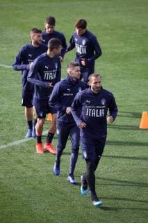 Photo LaPresse - Jennifer Lorenzini 19 March 2019 Firenze (Italy) Soccer Italy Italian Football meeting - "Coverciano" - Training In the pic: italian national team Nationalteam during the training  Copyright: xLaPresse JenniferxLorenzinix
