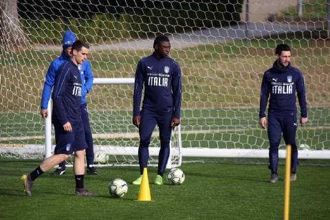 Photo LaPresse - Jennifer Lorenzini 19 March 2019 Firenze (Italy) Soccer Italy Italian Football meeting - "Coverciano" - Training In the pic: italian national team Nationalteam during the training  Copyright: xLaPresse JenniferxLorenzinix