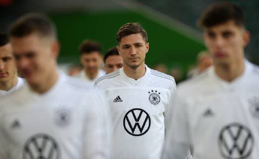 Deutschland - Serbien, Vorberichte, Training Wolfsburg, 19.03.2019, an der Volkswagen Arena Nationalmannschaft, Pressekonferenz an der Volkswagen Arena vor dem Spiel gegen Serbien. Training, Niklas Stark Wolfsburg