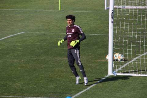 Fußball, Nationalteam Mexiko Training March 19, 2019 - EUM20190319DEP13.JPG.CALIFORNIA, EU., SoccerFutbol-Seleccion Mexicana.- La Seleccion Mexicana de futbol realiza su entrenamiento matutino este martes 19 de marzo de 2019 en Centro de Entrenamiento del Comite Olimpico de Estados Unidos, en Chula Vista, de cara a su partido amistoso ante Chile como parte de la fecha FIFA. Foto: Agencia EL UNIVERSALGerardo Velazquez de LeonEVZ Latin News: March 19, 2019 Copyright: xElxUniversalx