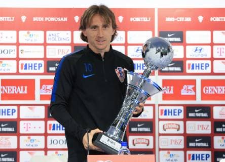 Croatia National football team - press conference PK Pressekonferenz 20.03.2019. , Zagreb - Zlatko Dalic and Luka Modric held a press conference ahead of qualifying matches for Euro 2020 against Azerbejdzana and Hungary. Luka Modric received an AIPS award for the best athlete in the world.  MarkoxPrpic PIXSELL