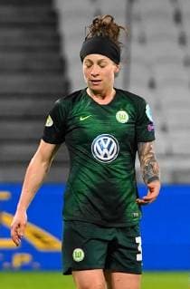 Fußball, CL, Damen, Olympique Lyon - VfL Wolfsburg March 20, 2019 - Lyon, Auvergne-Rhne-Alpes, France - Ella Masar of Vfl Wolfsburg during the UEFA Women s Champions League Quarter final football match between Olympique Lyonnais and Vfl Wolfsburg at Groupama Stadium on March, 20 in Lyon, France. Olympique Lyonnais v Vfl Wolfsburg - UEFA Women s Champions League Quarter Final 1st leg  - ZUMAn230 20190320_zaa_n230_630 Copyright: xActionxFotoxSportx