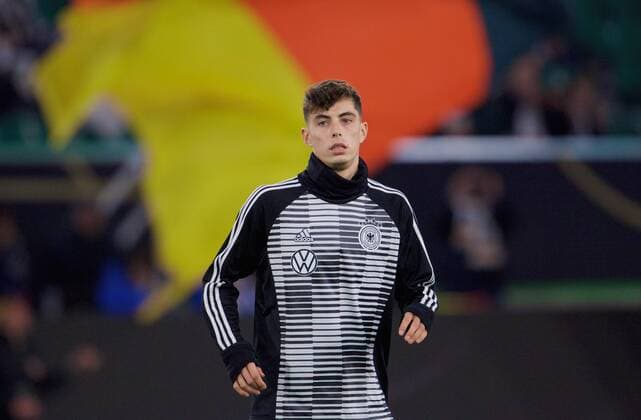 Fussball DFB Wolfsburg 20.03.2019 Volkswagen Arena Saison 2019 2020 Freundschaftsspiel DEUTSCHLAND gegen SERBIEN 1 : 1 Kai HAVERTZ 23 GER Foto Eberhard Thonfeld camera 4 *DFL regulations prohibit any use of photographs as image sequences and or quasi-video