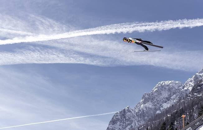 Sport Themen der Woche KW12 Sport Bilder des Tages 21.03.2019, Planica, Ratece, SLO, FIS Weltcup Ski Sprung, Skiflug, Qualifikation, Einzelbewerb, Finale, im Bild Ryoyu Kobayashi (JPN) Ryoyu Kobayashi of Japan during a qualification of the Ski Flying Hill individual competition of the FIS Ski jumping Skispringen Ski nordisch World Cup Final 2019 at Planica in Ratece, Slovenia on 2019 03 21. Ratece *** 21 03 2019 Planica Ratece SLO FIS World Cup Ski Jump Ski Flying Qualification Individual Final in picture Ryoyu Kobayashi JPN Ryoyu Kobayashi of Japan during a qualification of the Ski Flying Hill individual competition of the FIS Ski Jumping World Cup Final 2019 at Planica in Ratece Slovenia on 2019 03 21 Ratece  EP_fei  