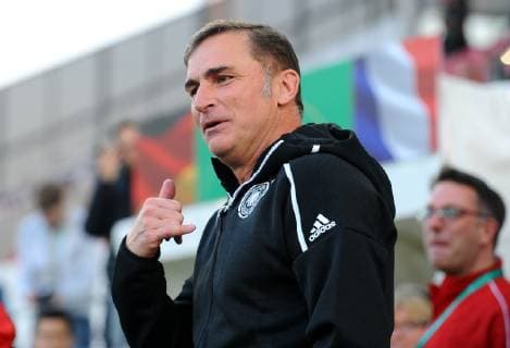 Essen, Germany 21.03.2019, U21 U 21 Nationalteams, Internationales Freundschaftsspiel, Deutschland - Frankreich, Trainer Stefan Kuntz (GER) gestikuliert, gestik ( DeFodi521