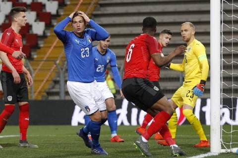 Photo Paola Garbuio LaPresse March 21, 2019 Trieste, Italy soccer Italia vs Austria,Amichevole under 21 2018 2019 - stadio Nereo Rocco In the pic:murgia  Copyright: xPaolaxGarbuio LaPressex