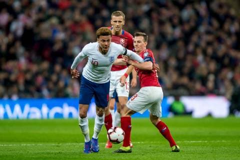 Dele Alli of England during the UEFA EURO EM Europameisterschaft Fussball Qualifier EM Europameisterschaft Group A match between England and Czech Republic at Wembley Stadium, London, England on 22 March 2019. Copyright: xSalvioxCalabresex 23430012