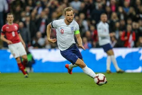 Harry Kane (Tottenham Hotspur) of England during the UEFA 2020 EURO Qualifier EM Europameisterschaft match between England and Czech Republic at Wembley Stadium, London, England on 22 March 2019. Copyright: xDavidxHornx PMI-2698-0021