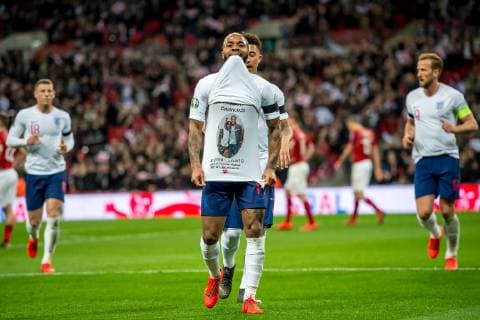 during the UEFA EURO EM Europameisterschaft Fussball Qualifier EM Europameisterschaft Group A match between England and Czech Republic at Wembley Stadium, London, England on 22 March 2019. Copyright: xSalvioxCalabresex 23430020