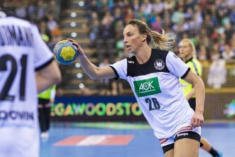Handball, Frauen: Testspiel, Deutschland vs. Niederlande Angie Geschke (Deutschland Oldenburg) Oldenburg EWE Arena Niederlande