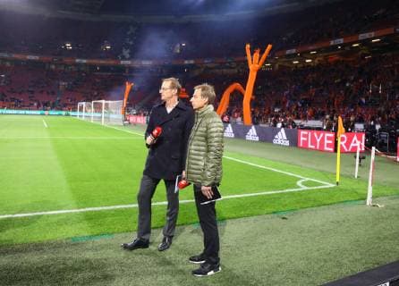 Ex-Bundestrainer Jürgen Klinsmann arbeitet jetzt als Experte für RTL - 24.03.2019: Niederlande vs. Deutschland, EM-Qualifikation, Amsterdam Arena, DISCLAIMER: DFB regulations prohibit any use of photographs as image sequences and or quasi-video.