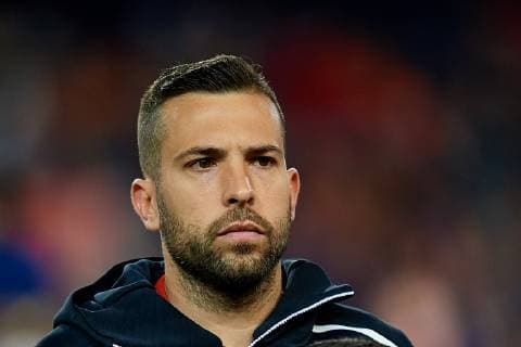 VALENCIA, SPAIN - MARCH 23: Jordi Alba of Spain looks on prior to the 2020 UEFA European Championships group F qualifying match between Spain and Norway at Estadi de Mestalla on March 23, 2019 in Valencia, Spain. (Photo by David Aliaga) SPO, SOC, FOI  Copyright: xDavidxAliaga