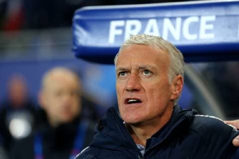 Saint-Denis, France 25.03.2019, UEFA Europameisterschaft Qualifikation, Gruppe H, 2. Spieltag, Frankreich - Island, Trainer Didier Deschamps (FRA) Schaut ( DeFodi541