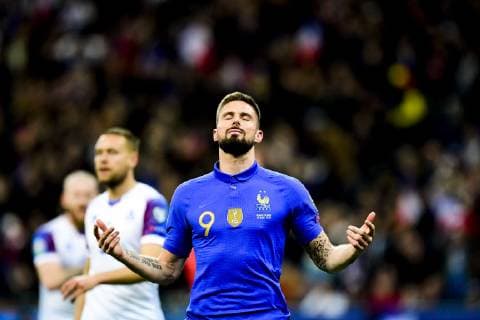 deception de Olivier Giroud (France) FOOTBALL : France vs Islande - Eliminatoires Euro 2020 - Paris - 25 03 2019 JBAutissier Panoramic 