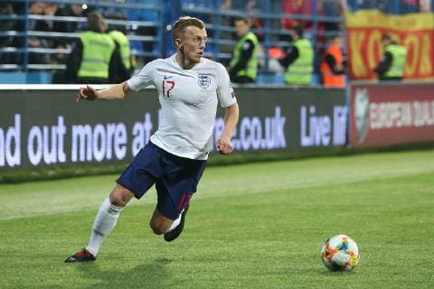 Montenegro v England UEFA EURO EM Europameisterschaft Fussball 2020 Qualifiers James Ward-Prowse of England in action during the UEFA Euro 2020 Qualifiers match at the Podgorica City Stadium, Podgorica Content Not Available For UK Newspapers Copyright: xPaulxChestertonx FIL-13030-0140