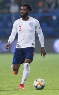 25th March 2019, Podgorica City Stadium, Podgorica, Montenegro; UEFA European Championships Qualification football, Montenegro versus England; Danny Rose of England comes forward on the ball  ActionPlus12117768 NikolaxKrstic