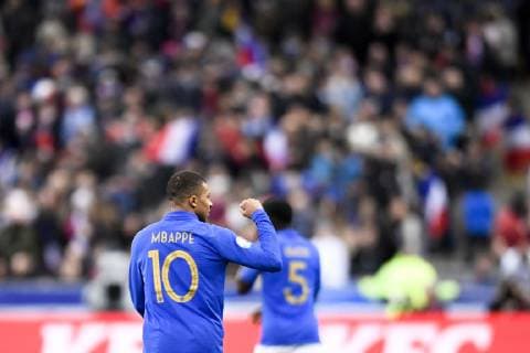 JOIE - 10 KYLIAN MBAPPE (FRA) - DOS FOOTBALL : France vs Islande - Qualifications Euro 2020 - 25 03 2019 AnthonyBIBARD FEP Panoramic 