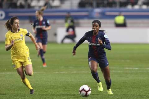 Ashley Lawrence (PSG) FOOTBALL FEMININ : PSG Vs Chelsea - Ligue des Champions - 27 03 2019 MichaelBaucher Panoramic 