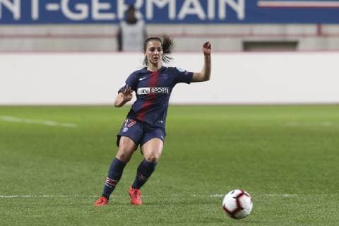 Eve Perisset (PSG) FOOTBALL FEMININ : PSG Vs Chelsea - Ligue des Champions - 27 03 2019 MichaelBaucher Panoramic 