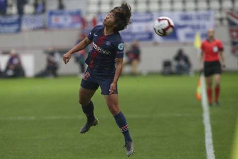 Shuang Wang (PSG) FOOTBALL FEMININ : PSG Vs Chelsea - Ligue des Champions - 27 03 2019 MichaelBaucher Panoramic 