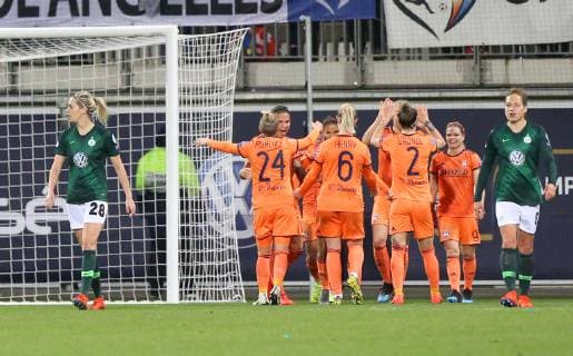 VfL vs Olympique Lyon, CL Frauen Wolfsburg, Deutschland. 27.03.2019, FUßBALL - VfL Wolfsburg vs Olympique Lyon, Champions League Frauen, Viertelfinale, Saison 2018 19. Wolfsburg
