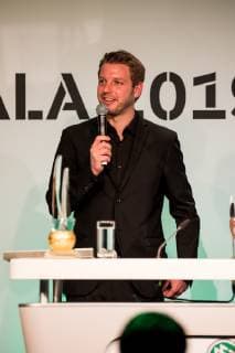 DFB Trainer-Gala 2019, Koeln, Hyatt Regency, 28.03.2019 Trainer des Jahres: Florian Kohlfeldt; DFB Trainer-Gala 2019, Koeln, Hyatt Regency