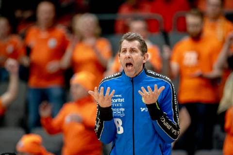 190328 Redbergslids Magnus Wislander under kvartsfinal 2 i Handbollsligan mellan Redbergslid och Kristianstad den 28 Mars 2019 i Göteborg. Copyright: NICKLASxELMRIN BB190328BB490