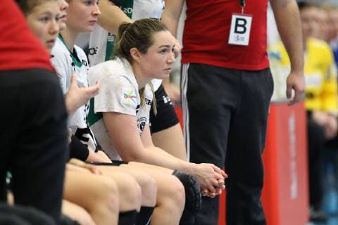 Isabelle Jongenelen (VfL Oldenburg 7), HSG Blomberg-Lippe vs VfL Oldenburg, Handball, 1. Frauen Bundesliga, 30.03.2019, HSG Blomberg-Lippe vs VfL Oldenburg, Handball, 1. Bundesliga Frauen, 30.03.2019 Blomberg