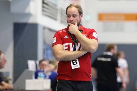 Niels Boetel (Trainer VfL Oldenburg), HSG Blomberg-Lippe vs VfL Oldenburg, Handball, 1. Frauen Bundesliga, 30.03.2019, HSG Blomberg-Lippe vs VfL Oldenburg, Handball, 1. Bundesliga Frauen, 30.03.2019 Blomberg