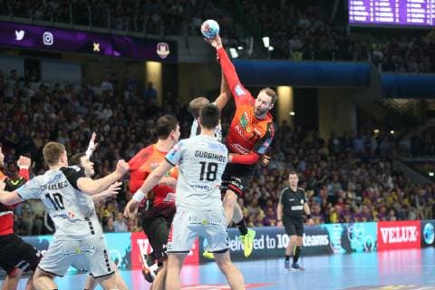 Steffen Fath (Rhein-Neckar Lowen) HANDBALL : VELUX EHF Champions League - 1 8eme de finale retour - HBC Nantes vs Rhein-Neckar Lowen - 30 03 2019 KevinDomas Panoramic 