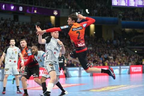 Andy Schmid (Rhein-Neckar Lowen) HANDBALL : VELUX EHF Champions League - 1 8eme de finale retour - HBC Nantes vs Rhein-Neckar Lowen - 30 03 2019 KevinDomas Panoramic 
