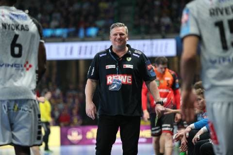 Handball, CL, HBC Nantes - Rhein Neckar Löwen Nikolaj Jakobssen (Rhein-Neckar Lowen) HANDBALL : VELUX EHF Champions League - 1 8eme de finale retour - HBC Nantes vs Rhein-Neckar Lowen - 30 03 2019 KevinDomas Panoramic 
