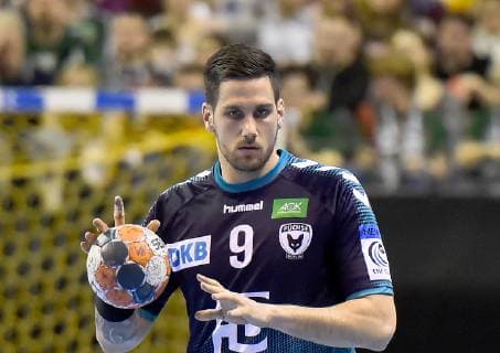 31.03.2019, xlakx, Handball HBL, Fuechse Berlin - Balatonfueredi KSE emspor, v.l.Stipe Mandalinic(Fuechse Berlin, 9) Berlin