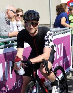lsb - Radsport - Rad-Bundesliga - Mueller lila Logistik - Saison 2018 2019 - 31.03.2019 - Einhausen v. l. Lokalmatador Jan Dieteren Bensheim Aktion, Einzelbild - *** lsb Cycling Cycling Bundesliga Mueller Bundesliga Purple Logistics Season 2018 2019 31 03 2019 Einhausen v l Local hero Jan Dieteren Bensheim Action Single picture