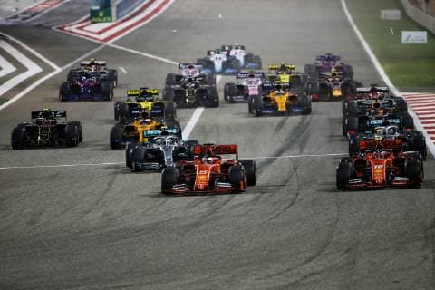 Photo4 LaPresse 31 03 2019 Sakhir, Bahrain Grand Prix Formula One Bahrain 2019 In the pic: start of the race  Copyright: xPhoto4 LaPressex