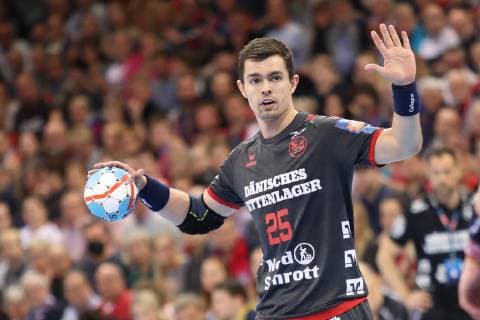 SG Flensburg-Handewitt vs Brest HC Meshkov, Handball, EHF Champions League Achtelfinale, 31.03.19 Rasmus Lauge Schmidt (SG Flensburg-Handewitt, 25)