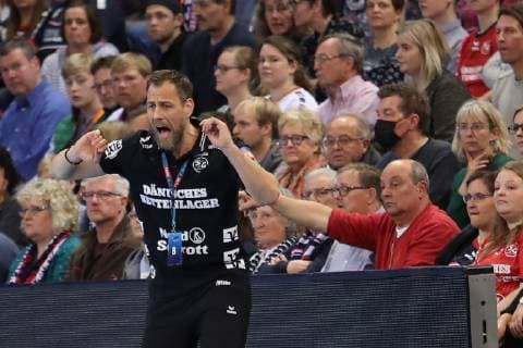SG Flensburg-Handewitt vs Brest HC Meshkov, Handball, EHF Champions League Achtelfinale, 31.03.19 Maik Machulla (SG Flensburg-Handewitt, Trainer)