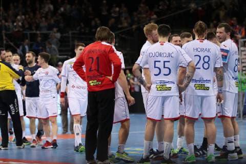 SG Flensburg-Handewitt vs Brest HC Meshkov, Handball, EHF Champions League Achtelfinale, 31.03.19 Enttaeuschung bei Brest HC Meshkov