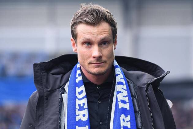 Fußball DFB-Pokal Viertelfinale SC Paderborn 07 - Hamburger SV am 02.04.2019 in der Benteler-Arena in Paderborn Marcel Jansen ( Präsident Hamburg ) DFB regulations prohibit any use of photographs as image sequences and or quasi-video. *** Football DFB Cup Quarter Finals SC Paderborn 07 Hamburger SV on 02 04 2019 at the Benteler Arena in Paderborn Marcel Jansen President Hamburg DFB regulations prohibit any use of photographs as image sequences and or quasi video xRx