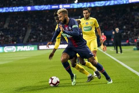 Eric Maxim Choupo Moting (PSG) FOOTBALL : PSG vs Nantes - 1 2 finale Coupe de France - Paris - 03 04 2019 JBAutissier Panoramic 