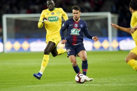 Juan Bernat (PSG) FOOTBALL : PSG vs Nantes - 1 2 finale Coupe de France - Paris - 03 04 2019 JBAutissier Panoramic 