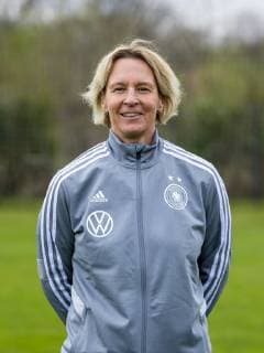 Fußball: DFB, Frauenfußball-Nationalmannschaft, Mannschafts- und Porträtfotos am 03.04.2019 in Marienfeld (Nordrhein-Westfalen). Bundestrainerin Martina Voss-Tecklenburg Copyright: xKirchner DavidxInderliedx