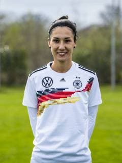 Fußball: DFB, Frauenfußball-Nationalmannschaft, Mannschafts- und Porträtfotos am 03.04.2019 in Marienfeld (Nordrhein-Westfalen). Sara Doorsoun Copyright: xKirchner DavidxInderliedx