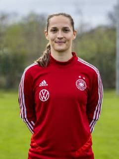 Fußball: DFB, Frauenfußball-Nationalmannschaft, Mannschafts- und Porträtfotos am 03.04.2019 in Marienfeld (Nordrhein-Westfalen). Torhüterin Laura Benkarth Copyright: xKirchner DavidxInderliedx