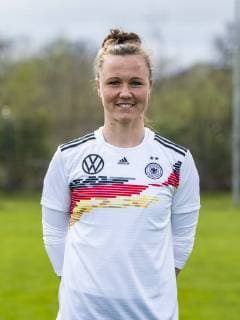 Fußball: DFB, Frauenfußball-Nationalmannschaft, Mannschafts- und Porträtfotos am 03.04.2019 in Marienfeld (Nordrhein-Westfalen). Marina Hegering Copyright: xKirchner DavidxInderliedx